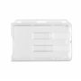 WEBBOMB® Lot de 2 cartes d'identité en plastique rigide transparent pour cartes de crédit