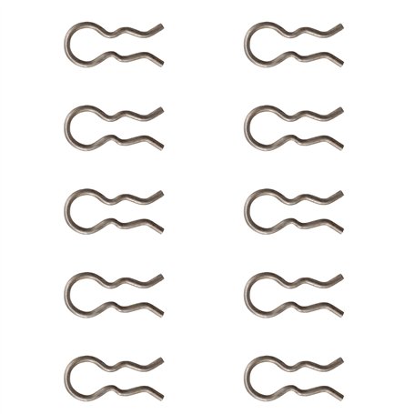 Snapworld-Kaffee 10x pinces à ressort fourche pour connecteur de tuyau de pression 4mm compatible avec Philips Saeco Krups Miele