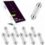 LIGHTWORLD24 Lot de 10 ampoules navettes 24V 5W C5W SV8