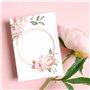 Klasse - Lot de 20 cartes postales vierges avec motif à personnaliser soi-même, cartes d'invitation, roses, aquarelle, format A6
