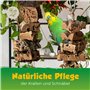 Chaîne à grignoter en écorce de liège - 60 cm - Jouet pour oiseaux - Matériau naturel - Liège