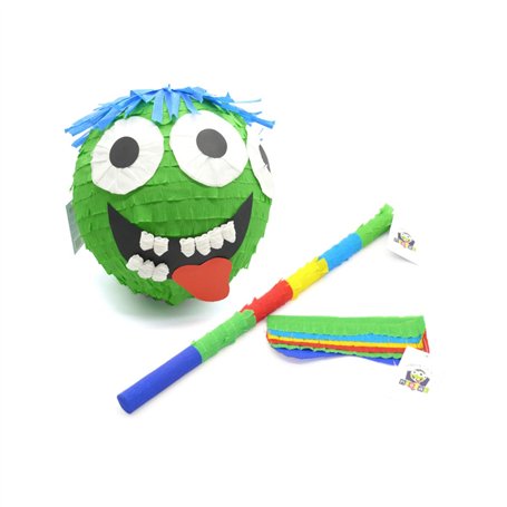 Nislai Monster Pinata Set | Pinata Anniversaire Garcon | fête des Monstres | Cadeau d'anniversaire | Jeu de piñata | pinjata INC