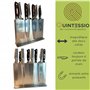 QUINTESSIO - XL Porte couteaux aimanté - bloc à couteaux magnétique des deux côtés - porte-couteaux magnétique - support couteau