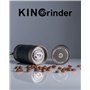 KINGrinder K2 Moulin à café manuel à poignée droite avec 140 degrés de mouture réglables pour Aeropress, presse française, drip,