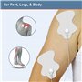 TERAPIO 4x Electrodes de remplacement. Compatible avec l'appareil TERAPIO-SMART-CIRCULATION. Pads de remplacement réutilisables 