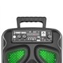 Idance Bluetooth PartyBox Funky Skull FS400 - Enceinte Party Bluetooth Portable avec Effets Lumineux