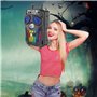 Idance Bluetooth PartyBox Funky Skull FS400 - Enceinte Party Bluetooth Portable avec Effets Lumineux