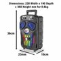 Idance Bluetooth PartyBox Funky Skull FS400 - Enceinte Party Bluetooth Portable avec Effets Lumineux