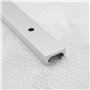 4pcs Rail en Forme de T en Alliage d'aluminium Rainure Gabarit de Montage Fente Rainure en T Accessoires de Rail d'onglet pour S