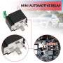 OTOTEC Lot de 2 mini relais automobiles 4 broches très résistantes avec film d'assurance pour ventilateur moto climatiseur 12 V 