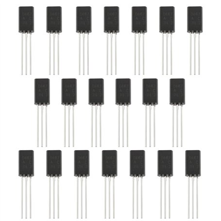 OTOTEC Lot de 10 paires de transistors PNP en silicone à 3 broches 2SB647AC 2SD667AC B647A D667A pour composants électriques Noi