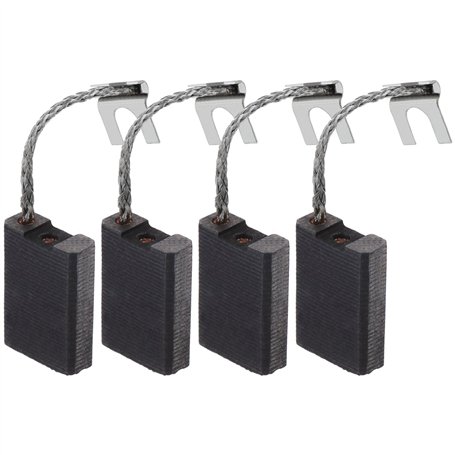 EMSea 2 paires de Brosses en Carbone pour Meuleuse d'angle 22x16x6.3mm 1607014103 Compatible avec Winkelschleifer PWS1800 Outils