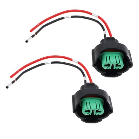 EMSea Lot de 2pcs Connecteurs de Faisceau Câbles de Phare H11 Compatible avec Ampoules H8/H9/H11/880/881/H27 Câblage de Connecte