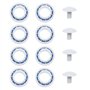 EMSea Lot de 12 Accessoires pour Nettoyeur de Piscine Robot de Nettoyage de Piscine Roulements à Billes en Plastique C60 Boulons