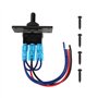 YINETTECH Interrupteurs à Bascule Momentanés à 6 Broches Et 3 Positions 15 A 250 V (on)-Off-(on) Interrupteur D'inversion de Pol