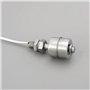 VGOL 2pcs 45mm Capteur de Contrôle de Commutateur de Flotteur de Niveau d'eau Liquide Interrupteur à Flotteur en Acier Inoxydabl