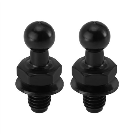 VGOL Lot de 2 Vérins à Gaz pour Capot de Voiture Capot Hayon Couvercle de Coffre Tige de Vérin à Gaz Vis à Rotule Compatible ave