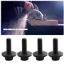 VGOL Lot de 4 boulons hexagonaux M6 à filetage gauche pour scie circulaire 266133-3 10541200 compatibles avec Makita BSS610 BSS6