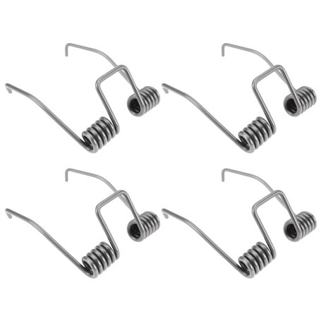 VGOL Lot de 4 pinces à cheveux électriques à ressort pour barbier