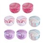 BOFRHME 8 PièCes SéRies BoîTes à Bougies pour Fabrication de Bougies BoîTe à Bougie MéTal Vide avec Couvercles BoîTes Rangement