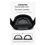 Dropfree Masque de Protection de Travail Masque de Protection Intégral Transparent Protecteur Anti-Poussière avec 10 Filtres Noi
