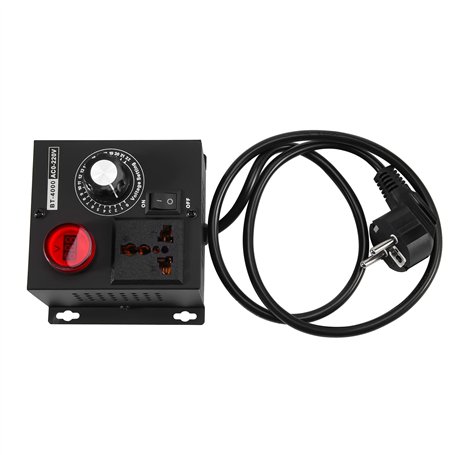 Falygda Ac220 V 4000 W Régulateur de tension électronique de température du moteur Régulateur de Variateur Outil électrique régl