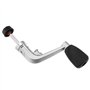 eMagTech Poignée de Moulinet Pêche 110mm Pliable Poignée Électrique de Remplacement Bras à Bascule en Métal Adaptée aux Moulinet