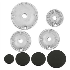 ivamulie Couronne à gaz + capuchon de flamme