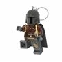 Porte-clés lumineux LEGO Star Wars The Mandalorian - 76 mm de hauteur (KE172) - 2 piles CR2025 incluses