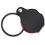 OriGlam Mini loupe de Poche 5X en Verre Optique avec étui de Protection cortical, pour Bureau, Lecture, Loisirs