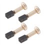 ECSiNG 2 paires Balais de Charbon 5x5x8mm avec Connecteur Ressort Pièce de Rechange de Moteur Compatible avec Bosch 300/395/595/