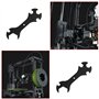ECSiNG Lot de 4 clés plates multifonctions 5 en 1 en métal pour imprimante 3D V6 MK8 MK10