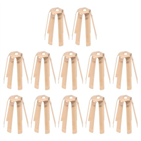 LT Easiyl 12 Pièces Universel Six Griffes en Laiton Adaptateur d'arbre de Golf Cales Tête de Golf Calibre de Remplissage Épaissi