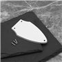 LT Easiyl 1 pickguard blanc à 3 couches compatible avec Gibson Flying V Neck Adjusting Rod Cover Guitar Accessories White Black