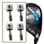 LT Easiyl Lot de 4pcs Vis d'adaptation pour Manchon de Driver de Golf M5 Compatible avec Callaway AI Smoke Compatible avec Parad