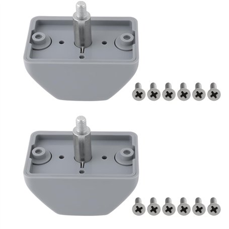 LT Easiyl Lot de 2 Loquets de Porte en Plastique avec Vis pour Armoire Meuble Camping-Car