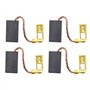SG Store 4pcs Balais de Charbon Moteur Remplacement Compatible avec Collomix Xo 4/ Xo 6 Balais de Charbon Accessoires pour Outil