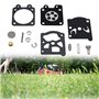 Briny River Kit de réparation de diaphragme de carburateur K2-WTEA compatible avec carburateur Walbro compatible avec tronçonneu