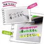 ZEBRA Highlighter JUSTFIT MojiniLine [5 Colors] (Japan Import)