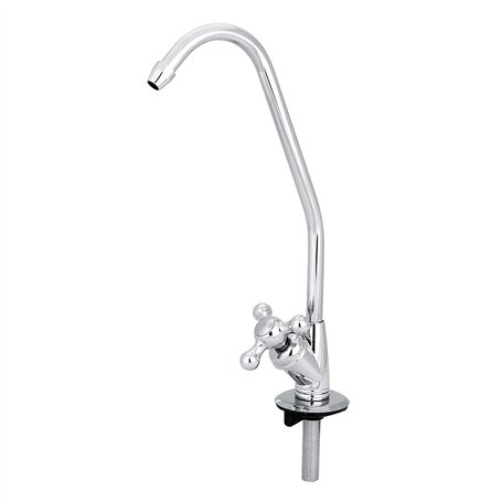 Col de Cygne Filtre à Eau - 1/4 '' En acier inoxydable Plaqué chrome Avec système de filtration à osmose inverse et col d'oie Co