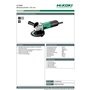 HiKOKI G13SR4 730W 125mm meuleuse d'angle