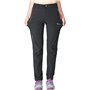 YSENTO Pantalon de randonnée pour femme - Imperméable - Séchage rapide - Stretch - Avec poches zippées, Noir , S
