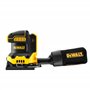 DEWALT DCW200N-XJ Ponceuse à paume sans balais XR 1/4 feuille 18 V (unité nue)