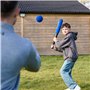 Hy-Pro Ensemble Batte de Baseball en Mousse et Balle – Bleu, Raquette et Balle Douces au Toucher, idéales pour Les Enfants, poig