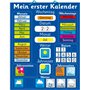 Fridgemagic Mon Premier Calendrier magnétique en Langue Allemande. 40 x 30cm Planche Rigide avec Une Corde pour l'accrocher
