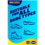 Scholl Fresh Step Lot de 4 sprays anti-odeurs pour chaussures jusqu'à 24 heures de fraîcheur 150 ml