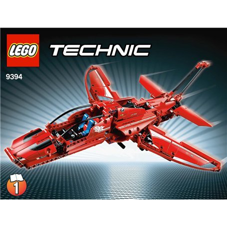 LEGO Technic - 9394 - Jeu de Construction - L'Avion Supersonique