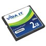 Vida IT Carte Mémoire CF Compact Flash 2 Go Vitesse 200x Vitesse 30 Mo/s IDE 50 Broches pour Appareil Photo numérique Canon EOS 