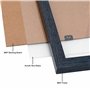 Inspire pour Business wesa3gry 30 cm x 42 cm Westminster qualité paperwrapped Bois A3 Certificat Cadre Photo avec Plexi Verre. M