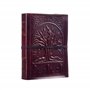 Paper High Commerce équitable Journal en Cuir avec Conception de L'arbre de Vie